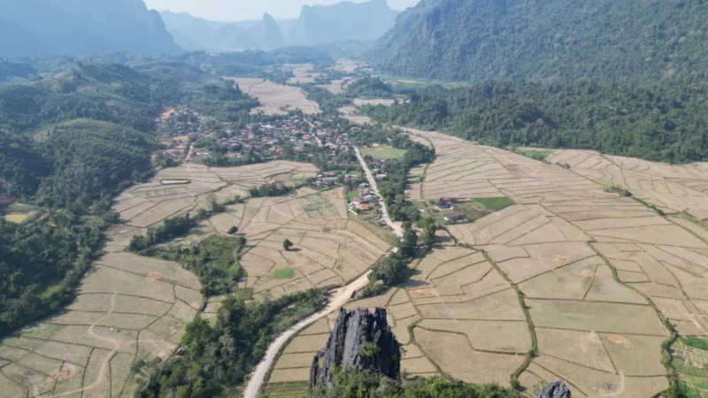 Aussicht vom Nam Xay Viewpoint