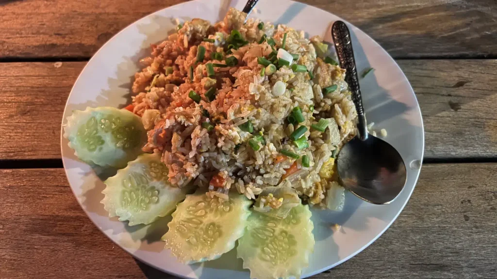Abendessen in Vang Vieng