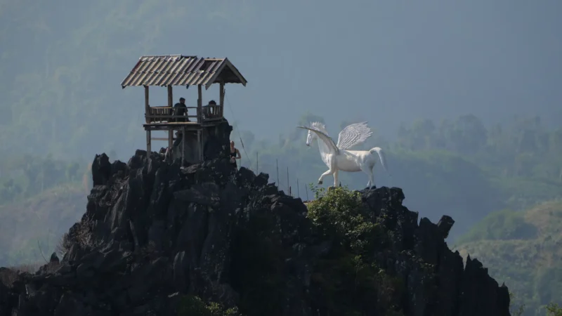 Atemberaubende Berglandschaft im Herzen von Laos bei Vang Vieng
